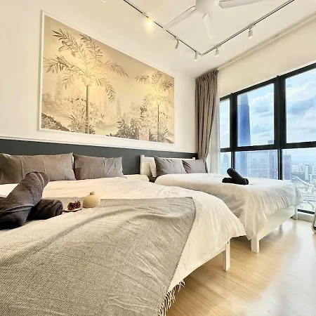 7Pax Muji Continew Kl Centre View 10Mins To Trx Klcc Ikea公寓